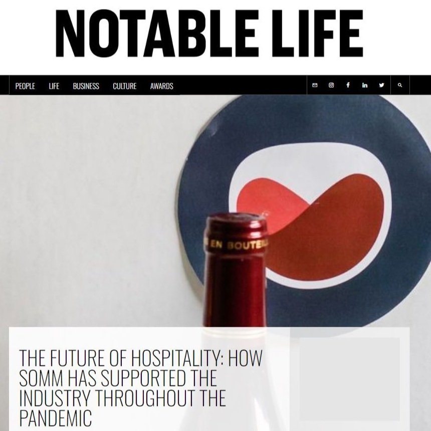 The Future of Hospitality: How Somm™ has supported the industry throughout the pandemic